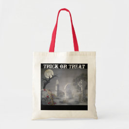 Bolsa Tote Saca de Trick-or-Treat de Cemitério