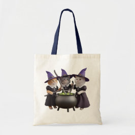 Bolsa Tote Saca de Trick-or-Treat de Gato Fofo