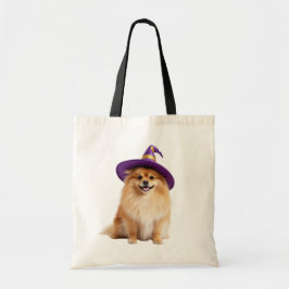 Bolsa Tote Saca de Trick-or-Treat Fofo do Pomerânia