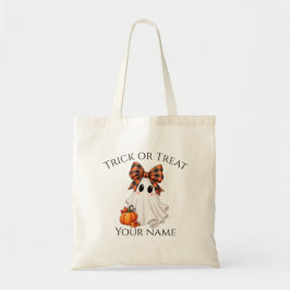 Bolsa Tote Saca de Truques ou Travessuras Personalizada para