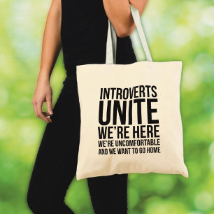Bolsa Tote Saca de unir introvertidos