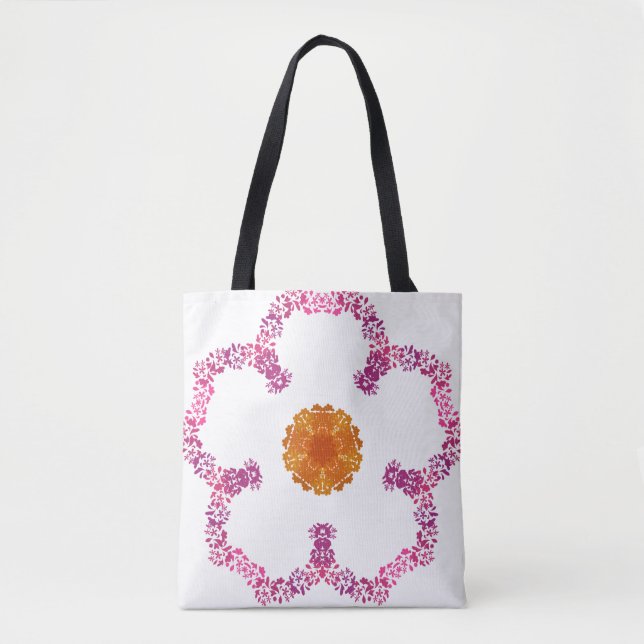 Bolsa Tote Saca Floral (Frente)