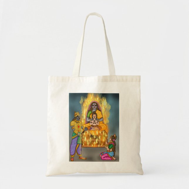 Bolsa Tote Saca Holi Festival (Frente)