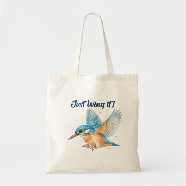 Bolsa Tote Saca Kingfisher (Frente)