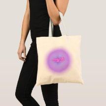 Saca Lady CEO Purple Aura Glow Estética em Lona
