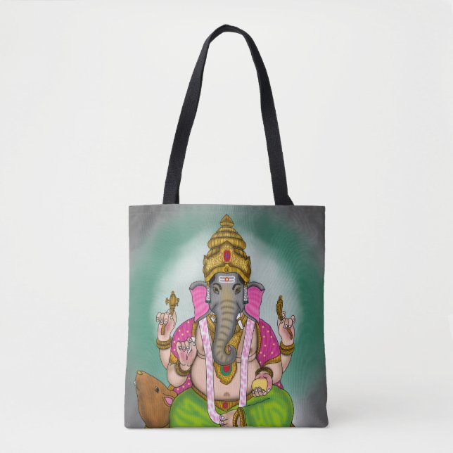 Bolsa Tote Saca Lord Ganesha (Frente)