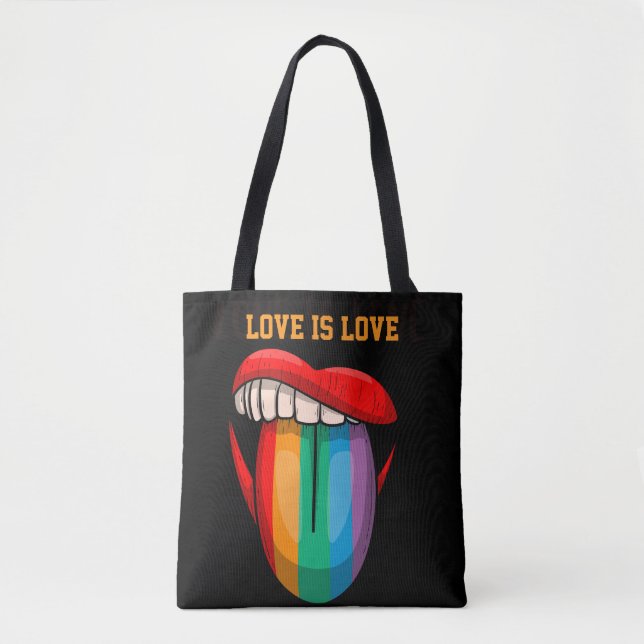 Bolsa Tote Saca Love is Love (Frente)