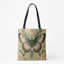 Saca Pink & Green Butterfly
