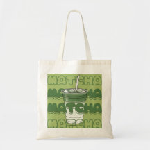 Saca Tote Amante de Matcha Gelado – Estética de Ch