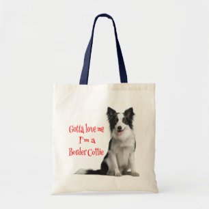 Bolsa Tote Saca Tote Cachorro Border Collie Amor