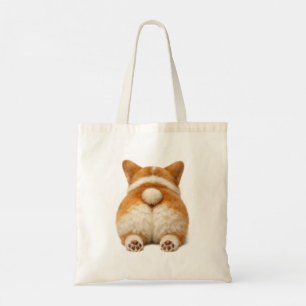 Bolsa Tote Saca Tote Corgi Adorável