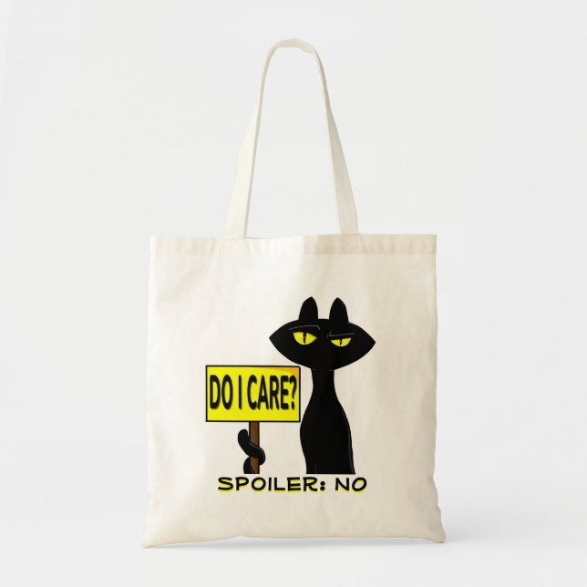 Bolsa Tote Saca Tote Divertida Bad Boogie - Eu Me Importo?  (Frente)