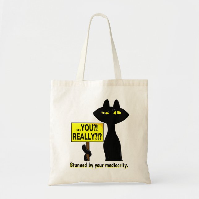 Bolsa Tote Saca Tote Divertida Bad Boogie - Você?! Sério?! (Frente)