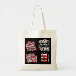 Bolsa Tote Saca Tote Fanático de True Crime