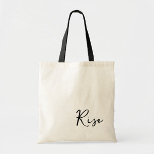 Bolsa Tote Saca Tote Run Club Rise Script Kit de Equipe Preto