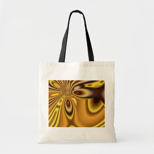 Bolsa Tote Saco abstrato do ~ do ouro (Frente)