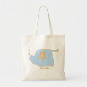 Bolsa Tote Saco adorável do elefante