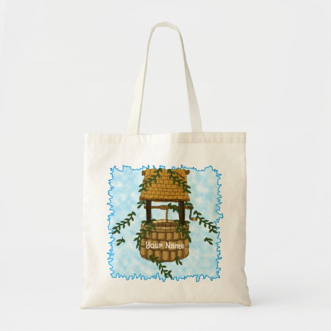 Bolsa Tote saco Amish Wishing Well (Frente)