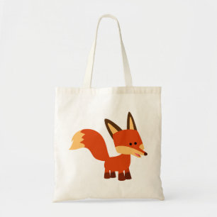 Bolsa Tote Saco astucioso bonito do Fox dos desenhos animados
