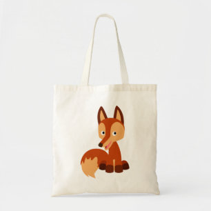 Bolsa Tote Saco astuto bonito do Fox dos desenhos animados