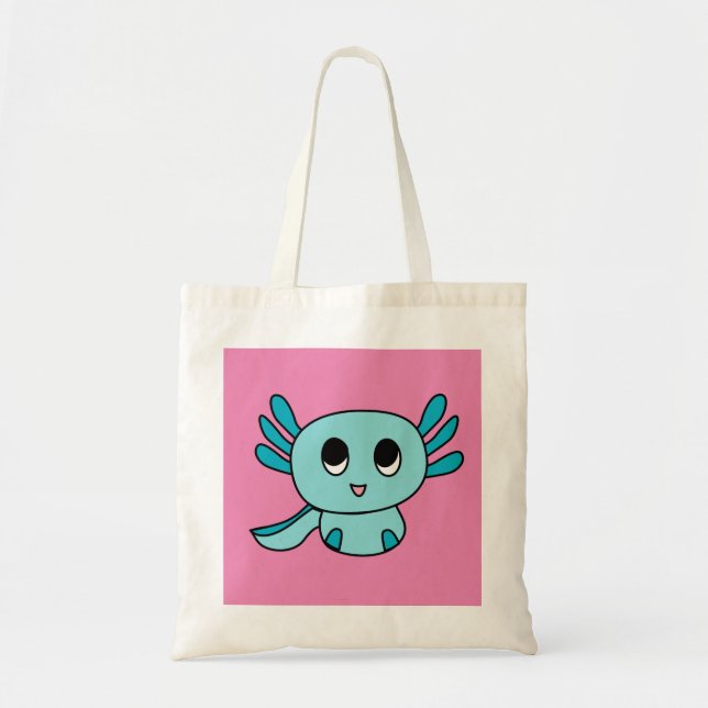 Bolsa Tote saco axolotl - um lado (Frente)