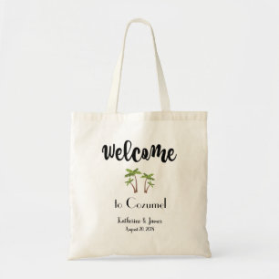 Bolsa Tote Saco bem-vindo, casamento do destino (personalize)