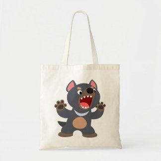 Bolsa Tote Saco bonito do diabo tasmaniano dos desenhos
