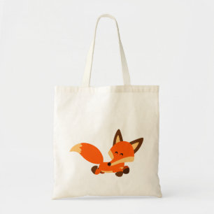 Bolsa Tote Saco bonito do Fox dos desenhos animados da frota