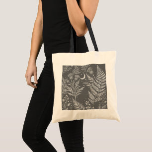 Bolsa Tote Saco Botânico Celestial de Mês da Samambaia