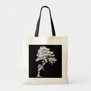 Bolsa Tote Saco branco da árvore de Bodhi