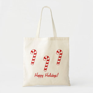 Bolsa Tote Saco - Canas de Doces Feriados
