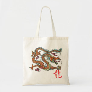 Bolsa Tote Saco chinês do dragão