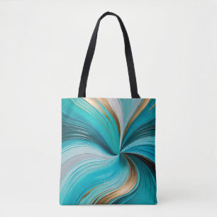 Bolsa Tote Saco Colorido de Tinta de Óleo