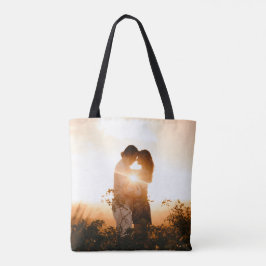 Bolsa Tote Saco com imagens personalizadas de dois lados