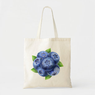 Bolsa Tote Saco com mirtilos