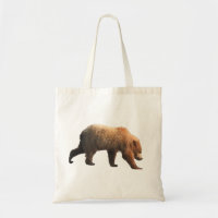 Saco com ursinho de urso pardo