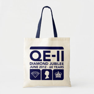 Bolsa Tote Saco comemorativo do jubileu de diamante