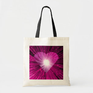 Bolsa Tote Saco cor-de-rosa