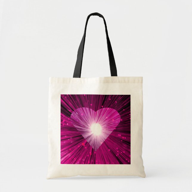 Bolsa Tote Saco cor-de-rosa (Frente)