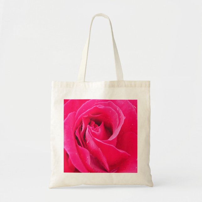 Bolsa Tote Saco cor-de-rosa (Frente)