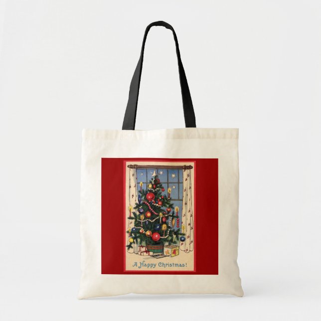 Bolsa Tote Saco da Árvore de Natal (Frente)