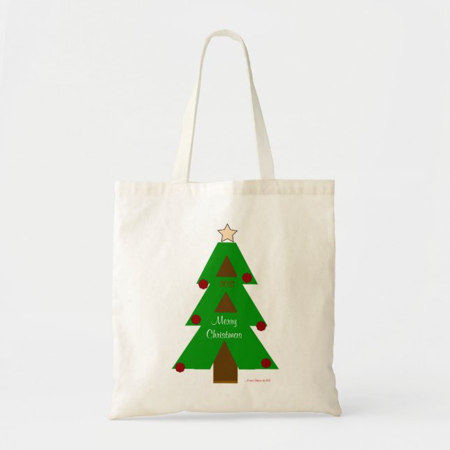 Bolsa Tote Saco da Árvore de Natal (Frente)