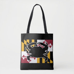 Bolsa Tote Saco da bandeira/caranguejo de Maryland