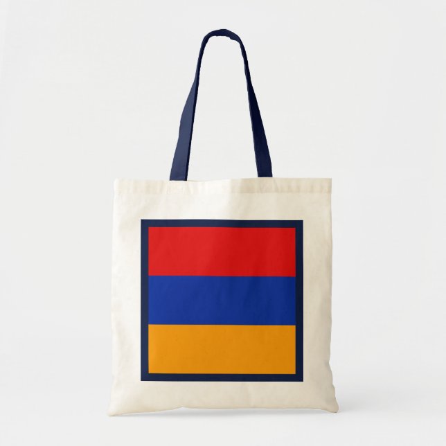 Bolsa Tote Saco da bandeira de Arménia (Frente)