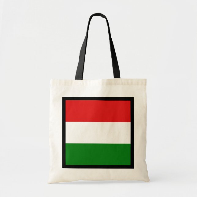 Bolsa Tote Saco da bandeira de Hungria (Frente)
