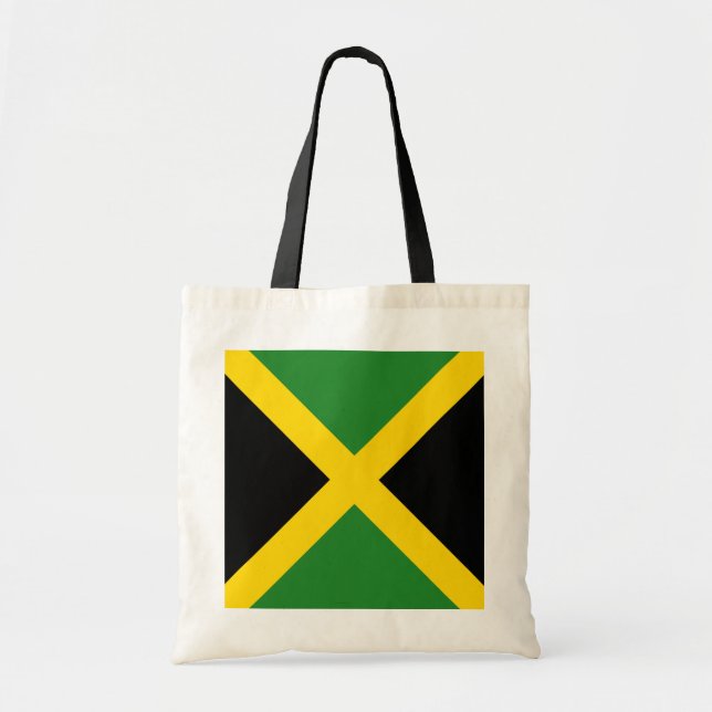 Bolsa Tote Saco da bandeira de Jamaica (Frente)
