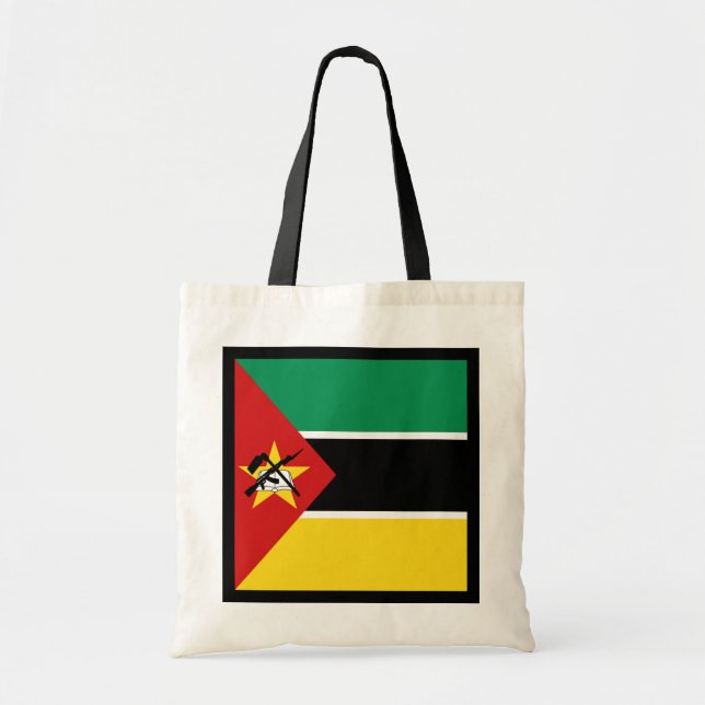 Bolsa Tote Saco da bandeira de Mozambique (Frente)