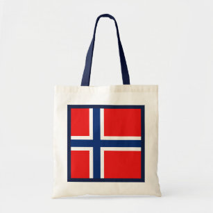 Bolsa Tote Saco da bandeira de Noruega
