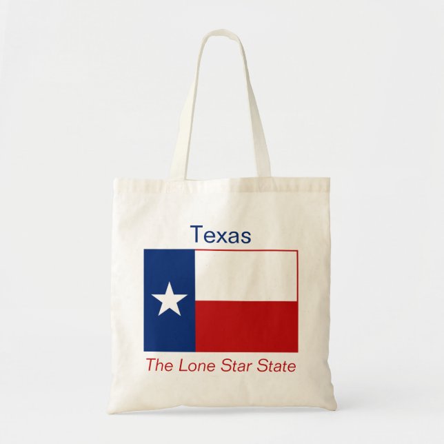 Bolsa Tote Saco da bandeira do Texan (Frente)