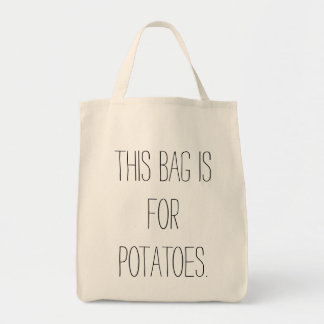 Bolsa Tote saco da batata